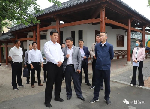 李靈敏帶隊督導重點項目建設和文明城市創建工作
